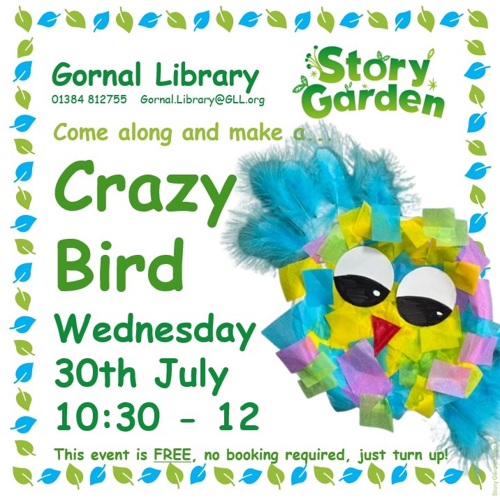 Gornal Library - Crazy Bird Craft